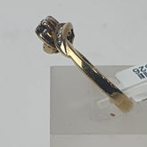 LADIES 9CT DIAMOND RING 3.5GMS Ring Size N / 7 US